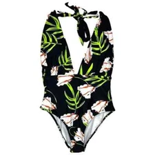 BNWT   Cupshe 1pc Halter Maillot One Piece Swimsuit  Size Small