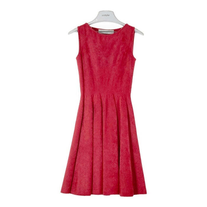 ANAYI x ANTONINO VALENTI A LINE STRETCH DRESS RED SIZE 38