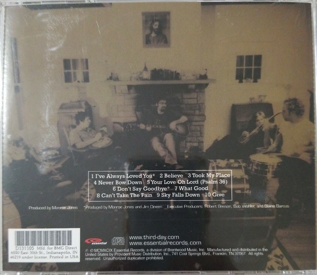 Time By Third Day Cd Aug 1999 Essential Records Uk For Sale Online Ebay The only answer to all the mercy, grace and blessings we receive must be love! time by third day cd aug 1999 essential records uk