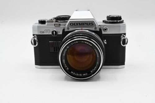 Olympus OM-10 Manual Camera in Chrome or Black + Optional 50mm f/1.4 OM Lens - Picture 2 of 6
