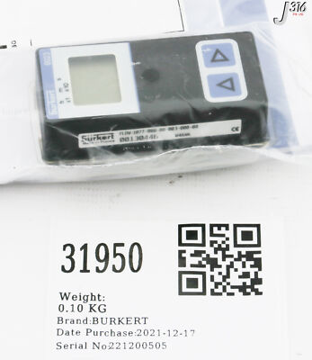 BURKERT Durchflussmengen-Transmitter, Steuereinheit 00130446 (Neu) 8023