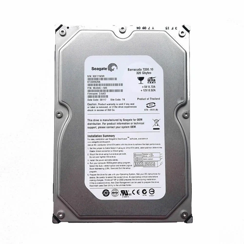 ST3320620A Seagate 320GB 7200RPM 16MB PATA IDE 3.5" Desktop HDD Hard Disk Drive