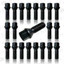 20x Wheel Bolts for BMW 7 Series G11 G12 | Bimecc M14x1.25 | Black | 27mm Thread