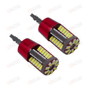 2x Mazda MX-5 MK3 NC Bright Xenon White 8SMD LED Canbus Number Plate Light Bulbs 