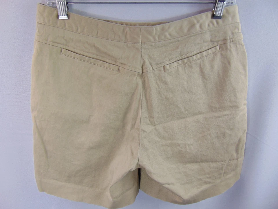 Cutter Buck Women's 8 Khaki KSU K State Embroidered Wildcats Logo Casual Shorts - Image 2 of 4