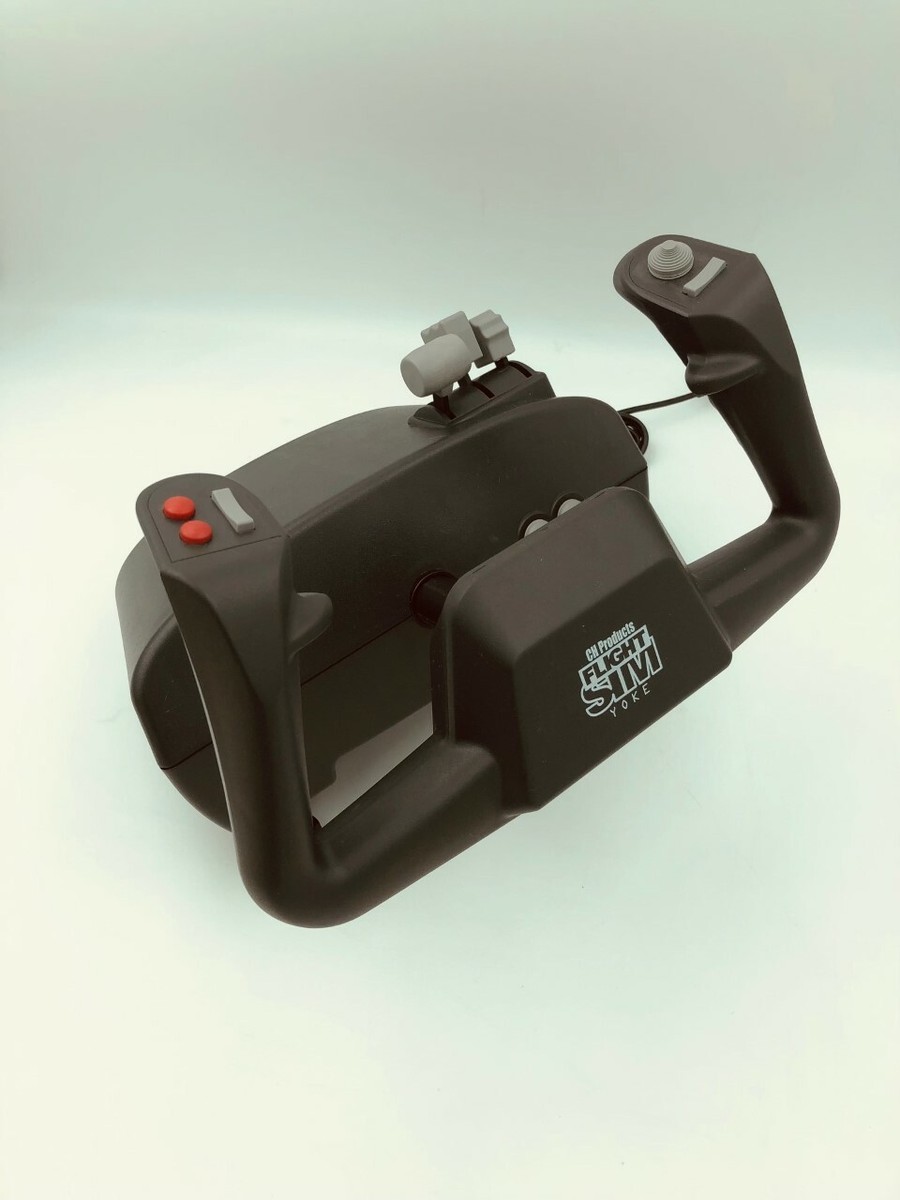 CH Products Flight Sim Yoke USB (200-615), Black 40478206153