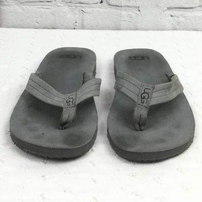 Men’s UGG Thong Sandal sz 9 Ugg Mens Goldencoast Strap Slide Navy Blue Suede Sandals  main image 4