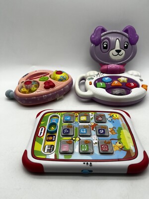 Leap Frog elektronische Nummer sprechen Vtech Kinder Pad violett Laptop Little Tikes