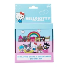 Sanrio **HELLO KITTY PLAYING CARDS with COLLECTABLE STORAGE TIN** NEW in Package