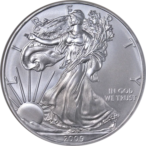 2009 Silver American Eagle $1 NGC MS69 Early Releases Blue Label - STOCK