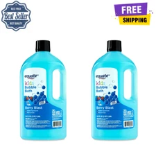 Equate Kids Berry Blast Scented Bubble Bath, 64 fl oz, Liquid (Pack of 2) NEW
