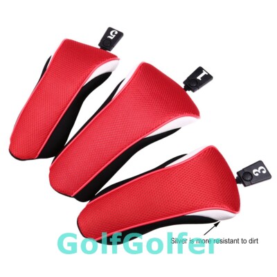 3er Set Golfschlägerhauben Für Driver - 1,3,5 Mit 460cc Passform