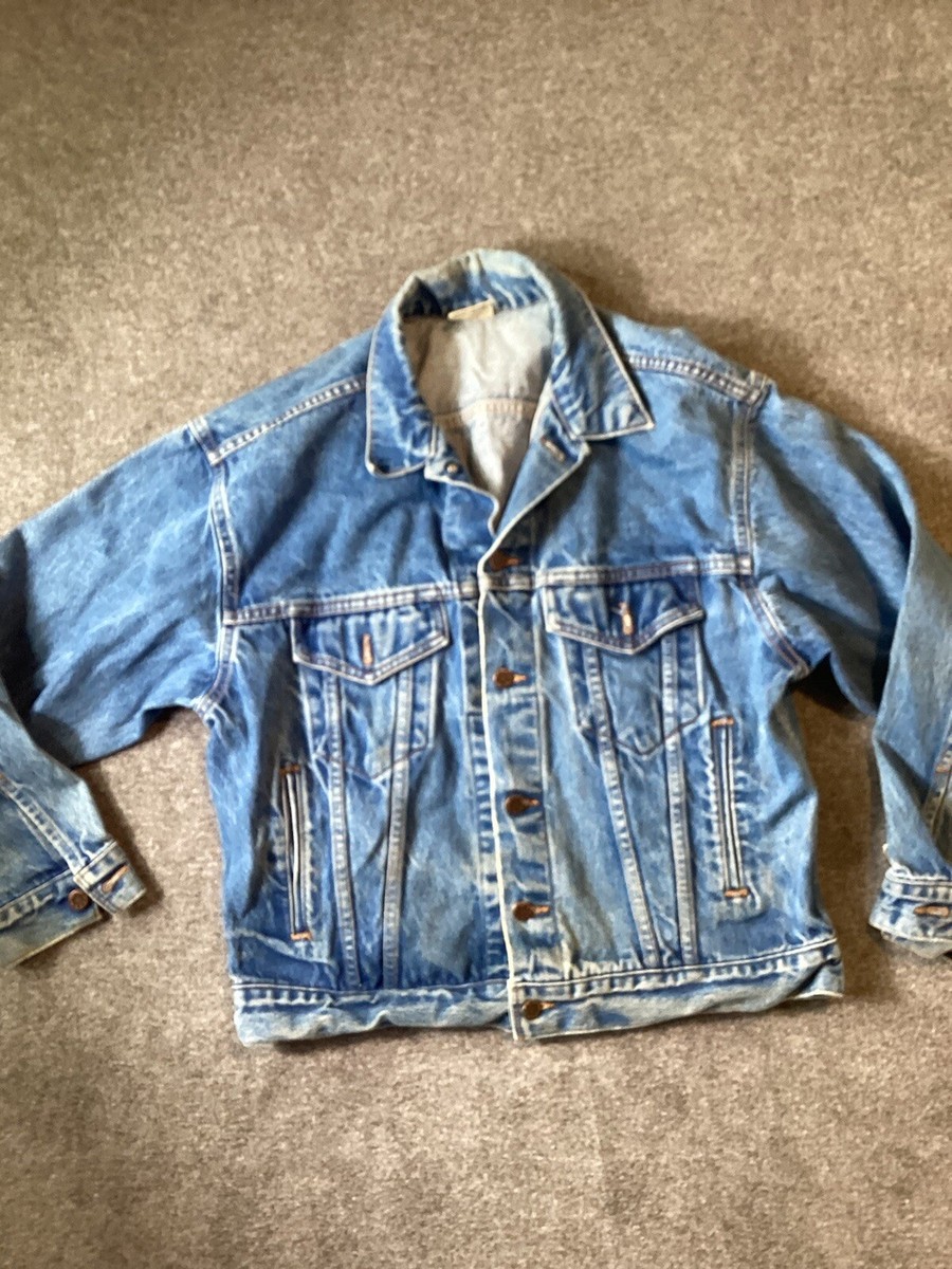 USED USA古着 デニムジャケット ハイネック デザイン vintage Vintage Denim Blue Jean Jacket Nashville Embroidered Tourist
