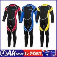 Kids Wetsuit Full Length Watersport Neoprene Childrens Suit Full Body Age 1-14