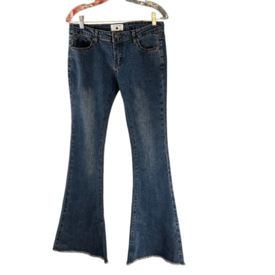 AC For AG Jeans Blue Flare Bell bottom Alex Chung Adriano Goldschmeid Size 31 St