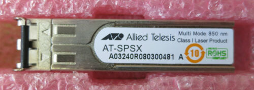 Telesis original aliado multimodo 850nm AT-SPSX 21 CFR SFP GBIC - Imagen 1 de 4