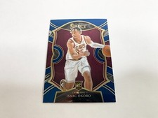 Isaac Okoro Blue 2020-21 Panini Select Basketball Card # 65 Rookie. rookie card picture