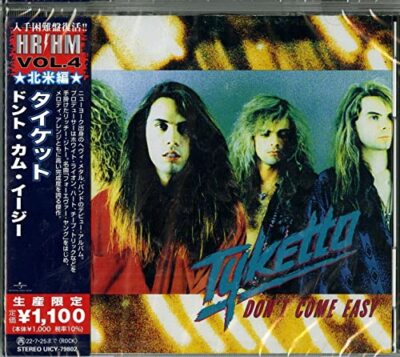 Tyketto Don'T Come Easy Very CD Factory Sealed Genuine Product Ships from Japan
