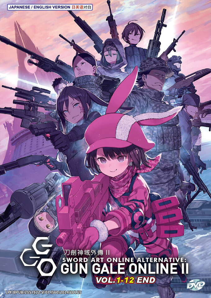 SAO Alternative: Gun Gale Online Season 2 (1-12End) Anime DVD
