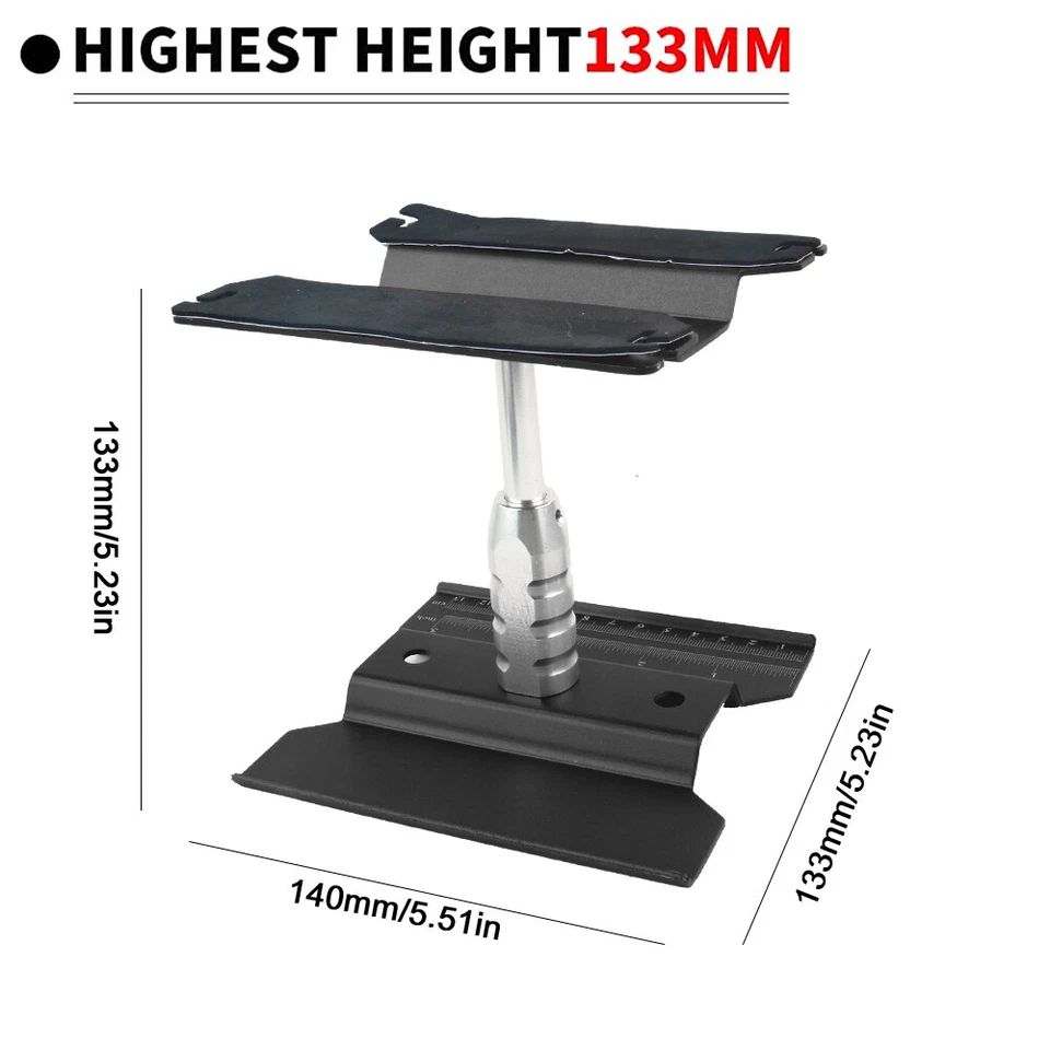 Estação de reparo de liga suporte de trabalho com ferramenta bandeja de parafuso rotação 360° para carro de controle remoto 1/8 1/10 - Imagem 2 de 4