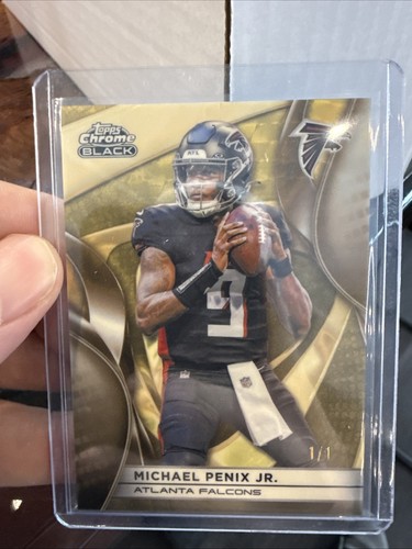 2025 Topps Chrome Black - Michael Penix Jr.  Superfractor 1/1