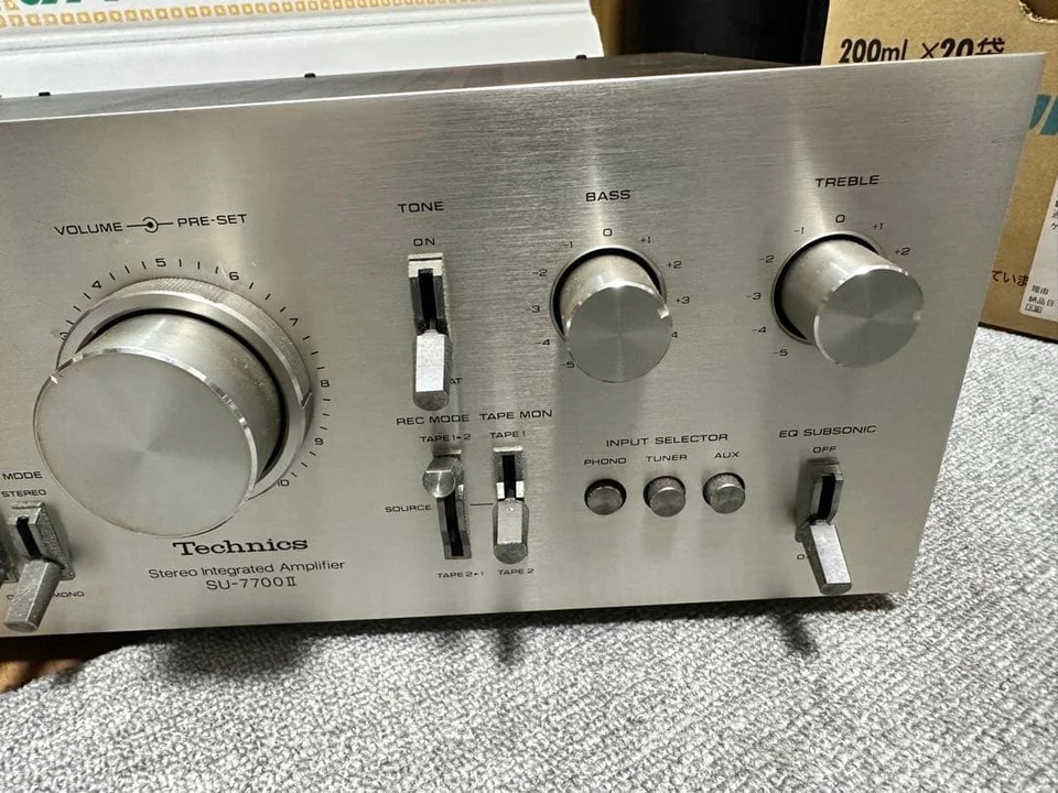 Technics SU-7700II Amplificador Estéreo Integrado 60W+60W Hecho en Japón Funcionando Foto 4 de 4