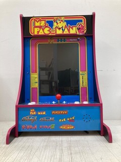 Ms. Pac Man Arcade1Up Partycade 8 In 1 Arcade Machine Model 8258 17 Inch Display