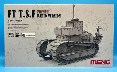 MENG 1/35 SS-021 French FT T.S.F. Radio Version w/ Resin Parts Brand New Kit
