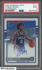 2020 Donruss Optic #171 Tyrese Maxey Philadelphia 76ers RC Rookie AUTO PSA 9