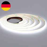 Topai 12V Schmal COB LED Streifen 5M 6000K Kaltweiß 3Mm Breit IP20 Innen