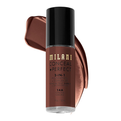 2-in-1 Foundation & Concealer - Flawless Cocoa Complexion, Waterproof