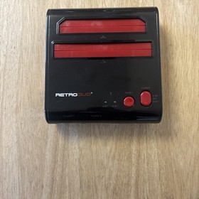 Retro-Bit Retro Duo Console for NES/SNES Game Working Black No Controllers Read