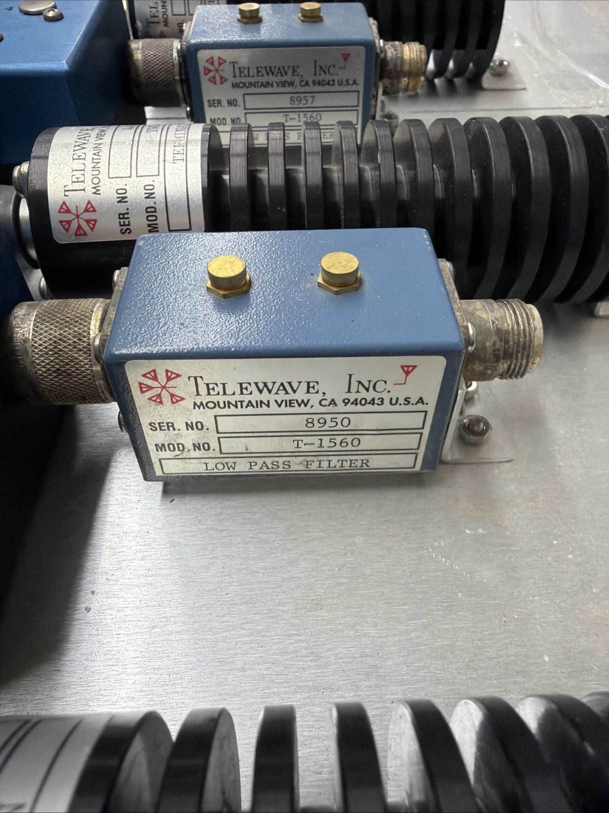 TELEWAVE Inter-mod Suppression Panel MODEL T1560/TS150PB1  VHF 400 WATT TESTED W