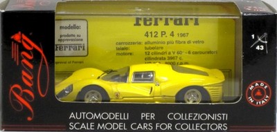 Ferrari 412 P4 'Prova' 1967 yellow Bang 7103 Neu in OVP
