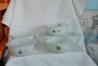 Set Of 6 Vtg Fire King BC Comics Hart 5" boulder cereal bowls -Dinosaurs