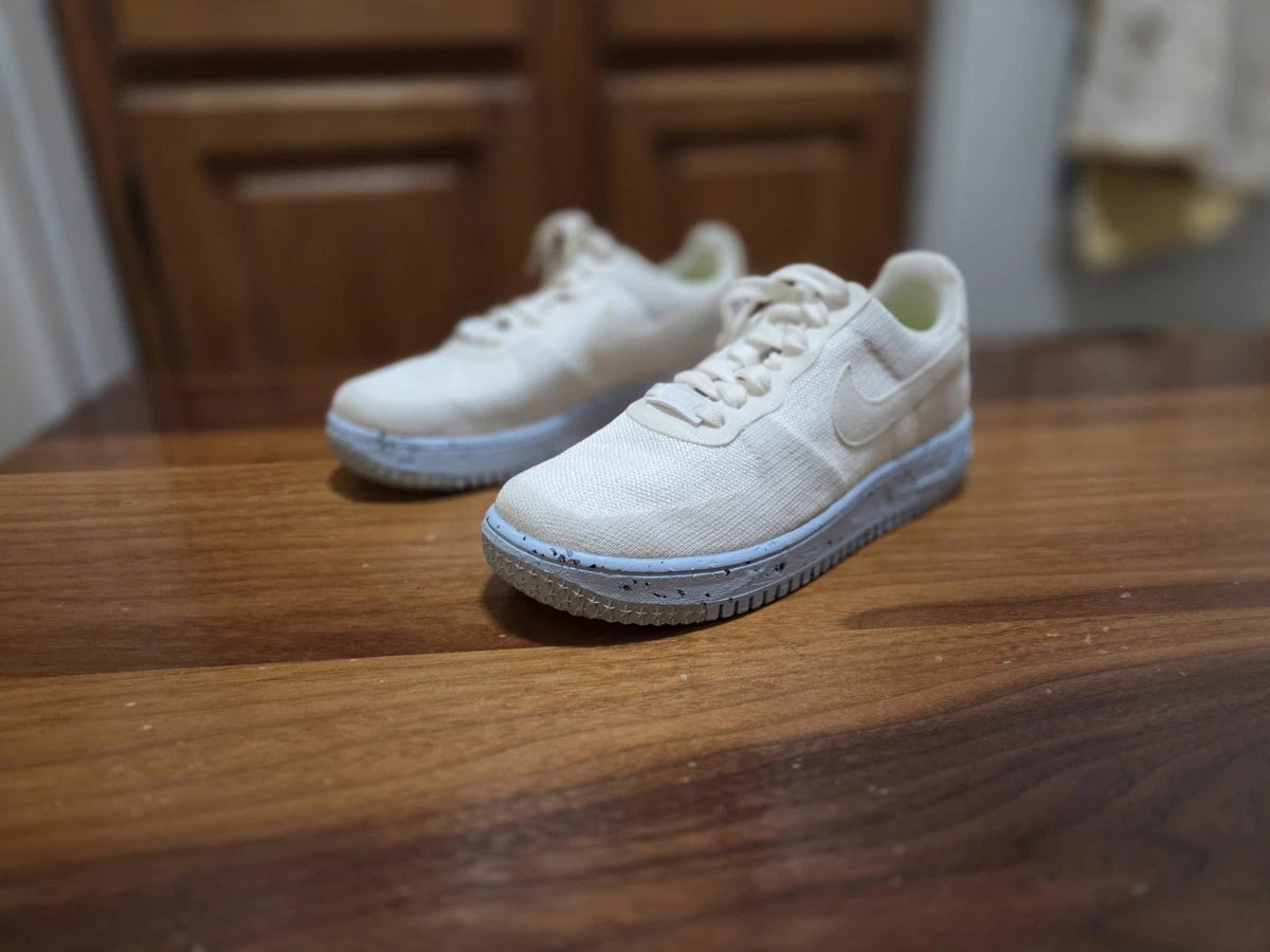 Nike Air Force 1 Crater Flyknit Pure Platinum W for sale | eBay