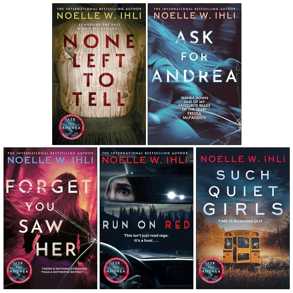 Noelle W. Ihli Unisex Red Collection 5 Books Set(None Left To Tell, Ask For Andrea, Forget You Saw Her, Run On & Such Quiet Girls) - Image 5