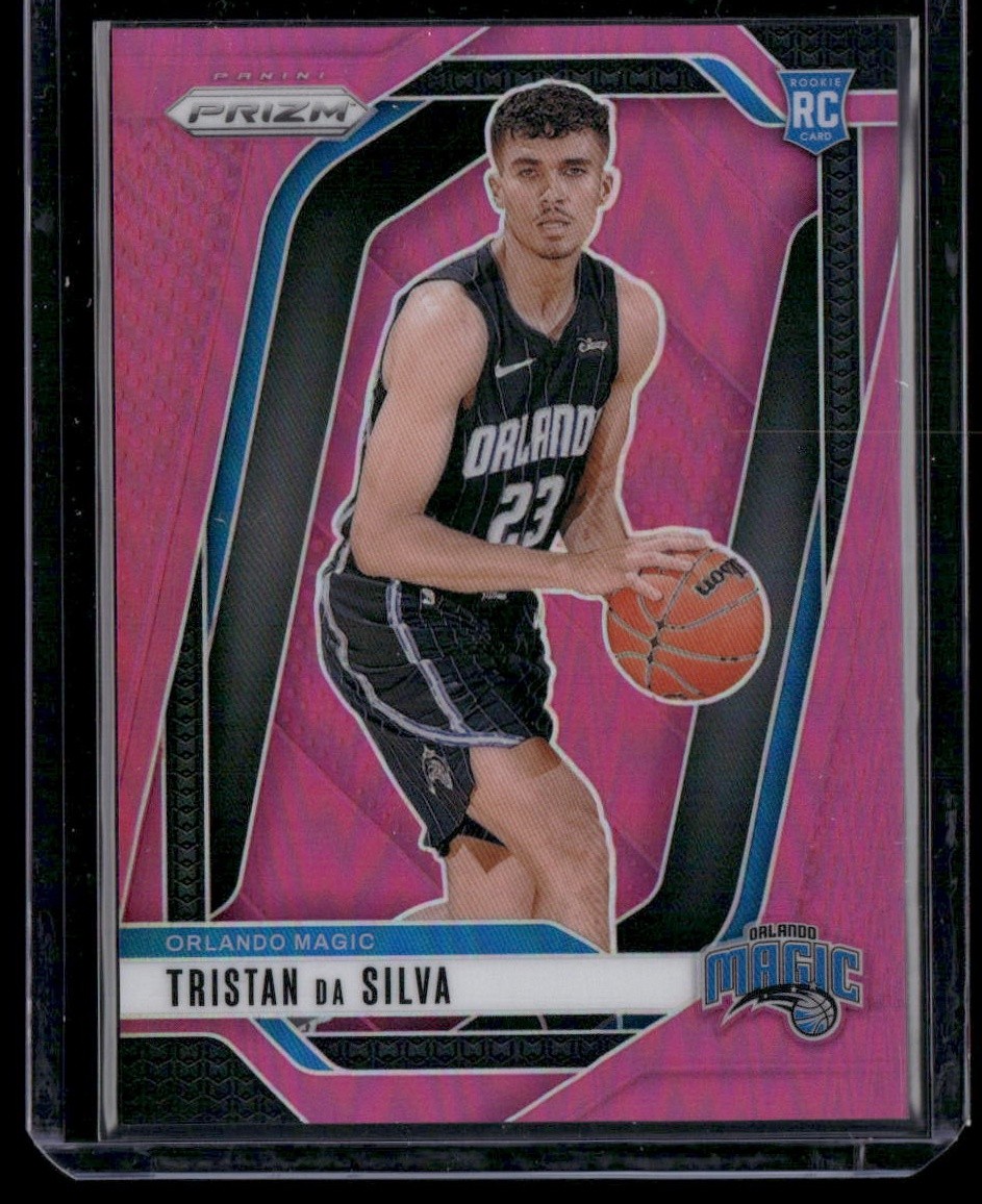 2024-25 Panini Prizm #256 Tristan da Silva Prizms Pink #/249