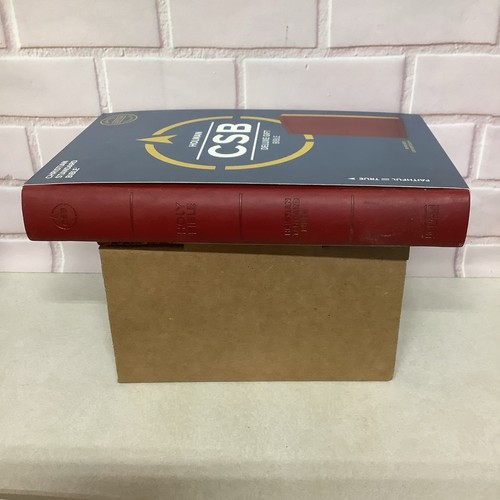 CSB Deluxe Gift Bible, Burgundy LeatherTouch by C. S. B. Bibles CSB Bibles by... - Picture 3 of 4