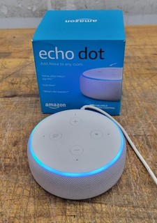 Amazon Echo Dot 3rd Generation Model D9N29T Sandstone White USED