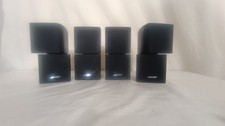 Bose Lifestyle Double Cube Swivel Speaker Acoustimass Set Of 4 W/ 3 Wall Mounts