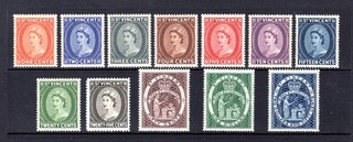 ST VINCENT 1955 sg189 200 LIGHTLY MOUNTED MINT SET 1c TO $2.50 CAT £32 (2026)