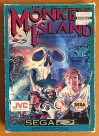 COMPLETE The Secret of Monkey Island SEGA CD Lucas Arts CIB BOX Manual PIRATES