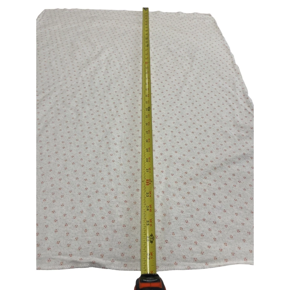 Cobertor de recepção Carters Flowers Specs algodão pêssego flanela swaddle - Imagem 4 de 4