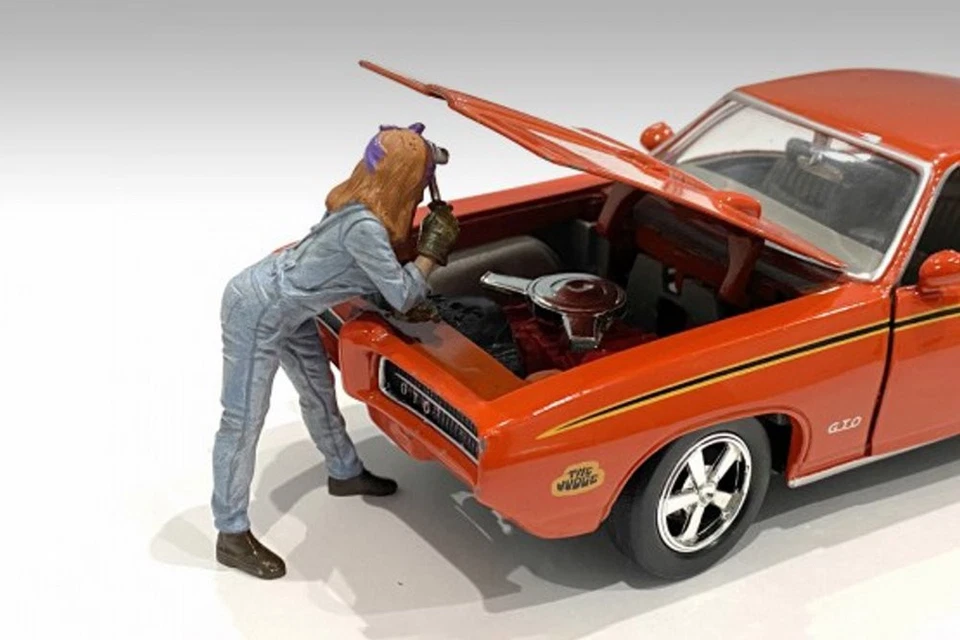 ACCESORIO DIECAST RETRO HEMBRA MECÁNICA I ESCALA 1/18 DIORAMA AMERICANO 38244 Foto 2 de 4