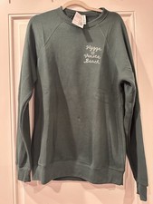 Venice Beach Forest Green Sweatshirt Women  s Medium Long Sleeve