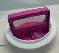 Tupperware 4.5 inch Hamburger Press Ring #1925 & #1926 - Magenta - Pink ?