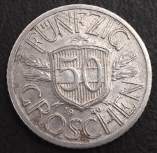 1946  ~ Austrian Coin  ~ 50 Groschen  ~ Austria  #0194