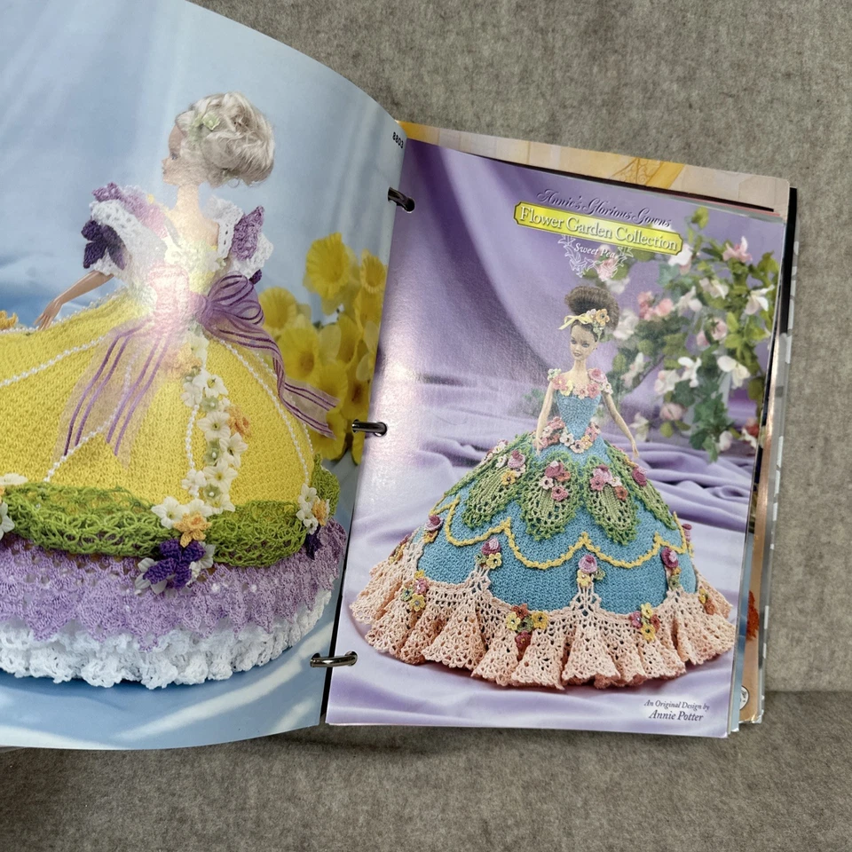 Annie's Attic Annie’s Glorious Gowns Binder 28 Patterns Old South Flower Garden - Image 3 of 4