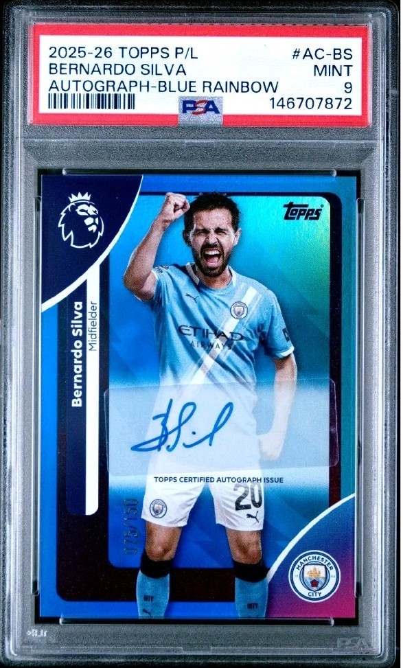2025-26 Topps Premier League - Autographs Bernardo Silva, Bernardo